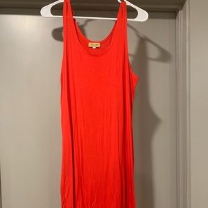 Sleeveless Piko Dress